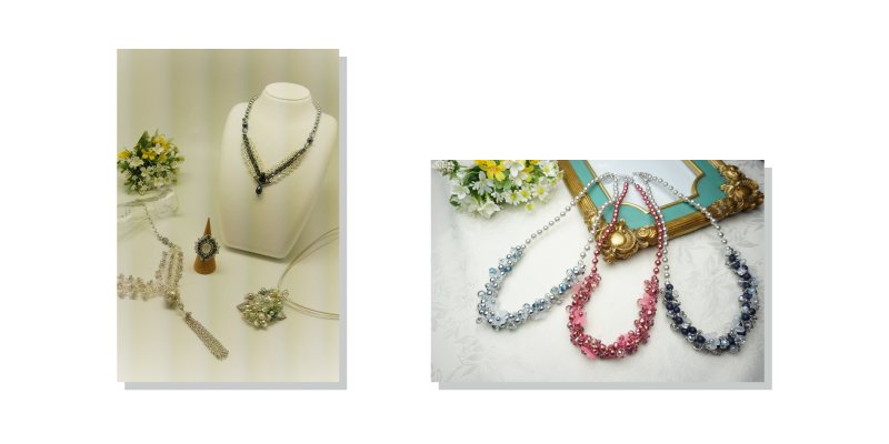 大人のビーズアクセサリー